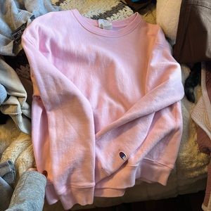 Baby pink champion crew neck
